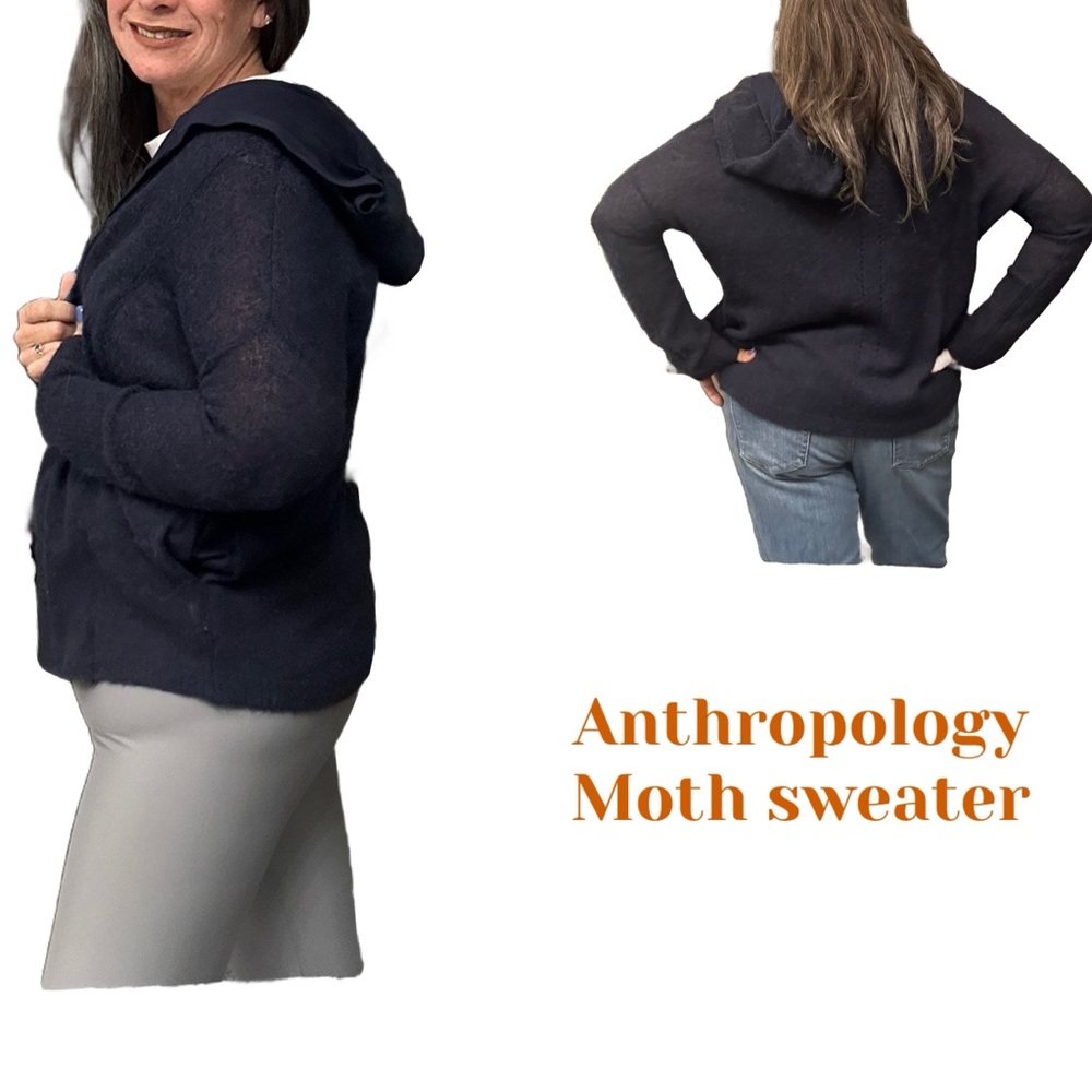 Anthropologie by Moth Deep Blue‎ Knitwear